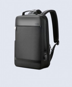 Деловой рюкзак с USB BOPAI 61-18811 черный фото вполоборота