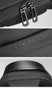 Сумка нагрудная Mark Ryden MR8518 черная фурнитура крупным планом
