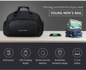 Дорожная сумка-рюкзак Mark Ryden MR7091 вместительная мужская сумка