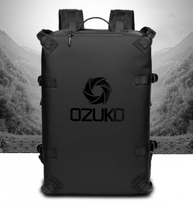 Модный городской рюкзак  OZUKO 9235-1 черный