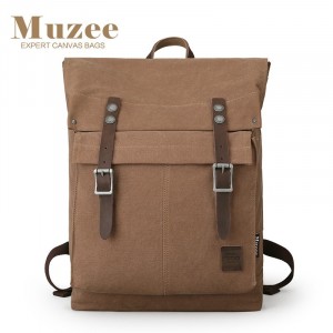 Холщовый рюкзак Muzee ME1655 бежевый