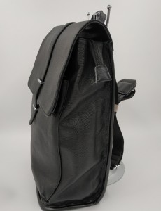 Мужской кожаный черный рюкзак Kangaroo Droi KS2226 фото 1 сбоку