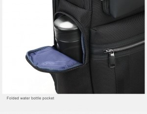 Деловой рюкзак BOPAI 61-16111 боковой карман для термоса с водой