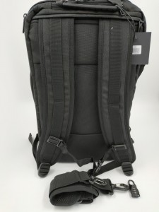 Бизнес рюкзак для мужчин OZUKO 9225 черный с пристегнутыми лямкими