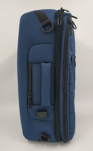 бизнес рюкзак ozuko 9225 синий вид спереди фото сбоку