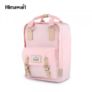Рюкзак Himawari HM188-L розовый фото вполоборота