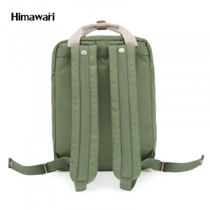 Рюкзак Himawari HM188-L зеленый хаки спинка рюкзака