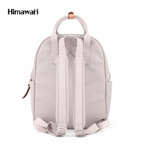 Школьный рюкзак Himawari 186 светло-сиреневый фото сзади