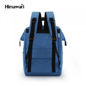 Рюкзак Himawari 2268 синий фото спинки рюкзака