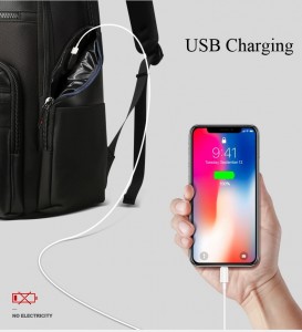 Дорожный рюкзак для ноутбука BOPAI 851-014211 боковой карман с  USB