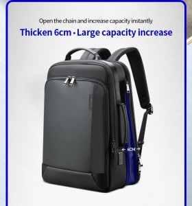 Рюкзак с расширением для ноутбука 15.6 BOPAI 61-39911 плюс 6 см