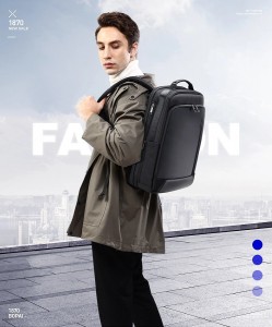 Рюкзак с расширением для ноутбука 15.6 BOPAI 61-39911 фото на модели
