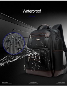 Рюкзак дорожный для ноутбука 15.6 BOPAI 11-85301 черный водонепроницаемый оксфорд