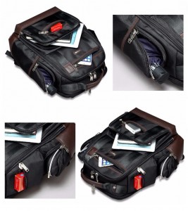 Рюкзак дорожный для ноутбука 15.6 BOPAI 11-85301 черный фото деталей
