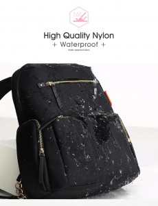 Женский рюкзак для ноутбука 14 BOPAI 62-00121 черный ткань не впитывает воду
