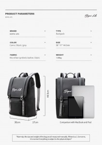 Рюкзак для ноутбука 15 Bopai Life 961-02211 черный фото с характеристиками