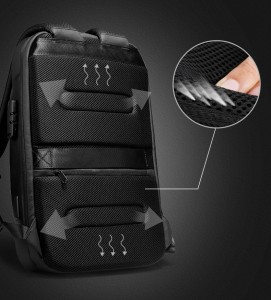 Рюкзак с кодовым замком Mark Ryden MR9116 черный дышащая спинка рюкзака