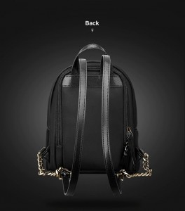 Женский мини рюкзак BOPAI 62-19531 черный фото сзади