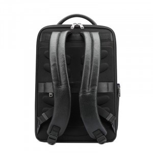 Кожаный рюкзак для ноутбука 15,6 Bopai 61-69711 спинка рюкзака