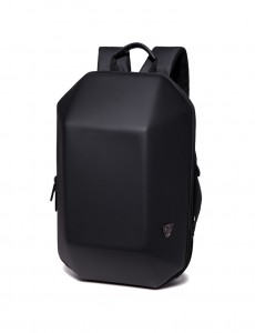 Модный школьный рюкзак OZUKO 8971 черный фото вполоборота