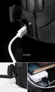 Рюкзак однолямочный OZUKO 9315 USB порт нового поколения