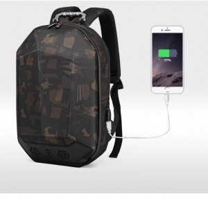 Модный рюкзак для подростков OZUKO 9205 камуфляж с USB