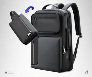Рюкзак многофункциональный BOPAI 61-14311А с отстегивающейся сумкой