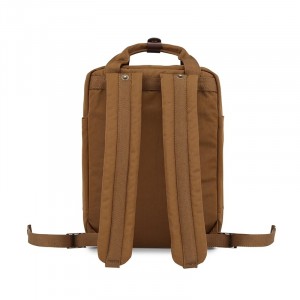 Рюкзак Himawari HM188-L коричневый фото сзади