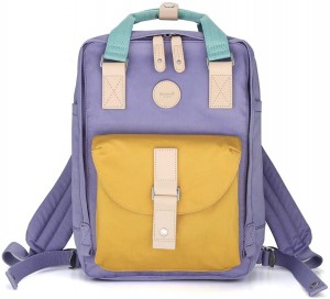 Рюкзак Himawari 200 фиолетовый с желтым фото спереди
