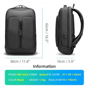 Рюкзак для ноутбука 15.6 Mark Ryden MR9222 черный фото с характеристиками