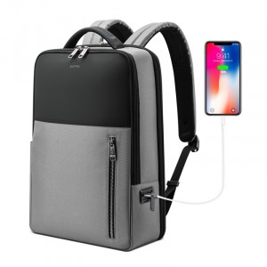 Городской рюкзак BOPAI 61-68118 черно-серый с USB