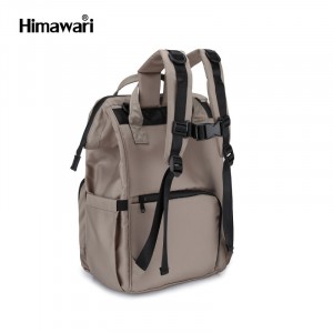 Рюкзак для мам Himawari 1211 серый фото сзади