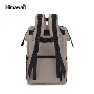 Рюкзак для мам Himawari 1211 серый фото 2 сзади