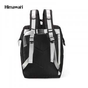 Рюкзак Himawari FSO-002 черный фото сзади