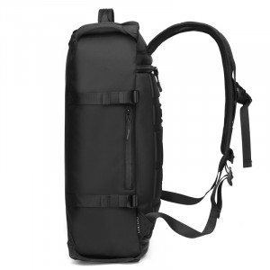 Молодежный рюкзак OZUKO 9235-1 черный фото сбоку