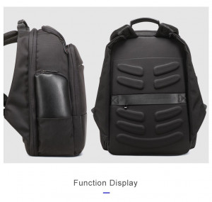 Рюкзак для ноутбука 17.3 BOPAI 851-014511 черный в разных плоскостях