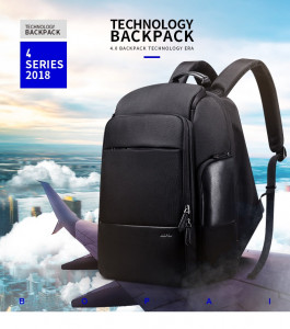 Рюкзак для ноутбука 17.3 BOPAI 851-014511 удобен в путешествиях