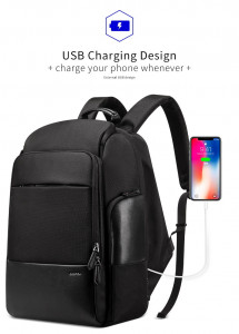 Рюкзак для ноутбука 17.3 BOPAI 851-014511 черный с USB