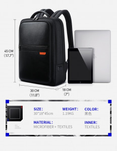 Мужской бизнес рюкзак BOPAI 61-87011 характеристики