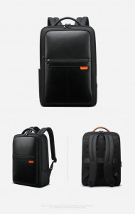 Мужской бизнес рюкзак BOPAI 61-87011 с разных сторон