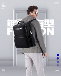 Мужской бизнес-рюкзак BOPAI 61-86611 рюкзак на модели