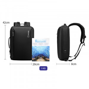 Рюкзак-сумка для ноутбука 15,6 Ozuko 9490 фото с размерами