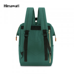 Рюкзак Himawari 9001 зеленый изумруд фото сзади