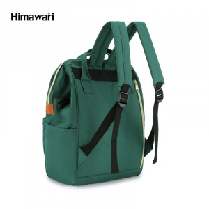 Рюкзак Himawari 9001 зеленый изумруд фото вполоборота