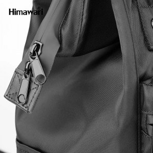 Рюкзак Himawari FSO-001 черный фото молнии