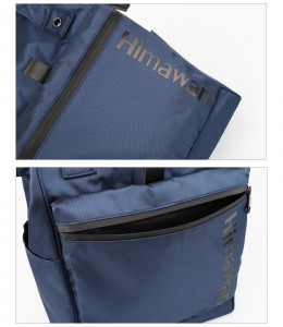 Рюкзак Himawari FSO-001 синий карман на передней панели