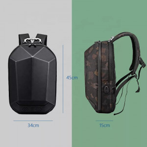 Модный рюкзак для подростков OZUKO 9205 черный размеры