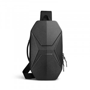 Рюкзак однолямочный OZUKO 9509 черный фото спереди
