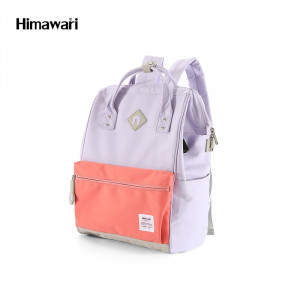 Рюкзак Himawari 9004 сиреневый с малиновый фото вполоборота