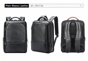 Кожаный рюкзак для ноутбука 15,6 Bopai 61-70111A